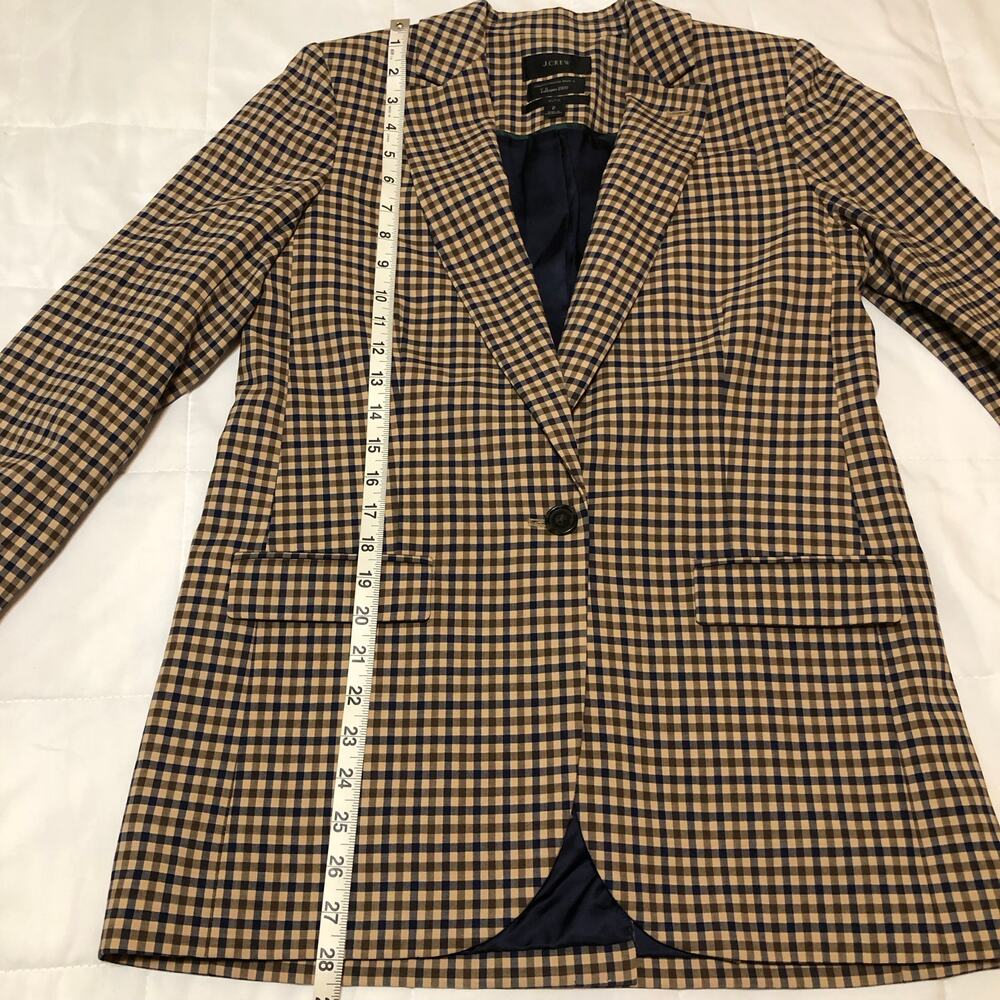 J. Crew Alfie Italian Wool Plaid Blazer - Picture 10 of 11